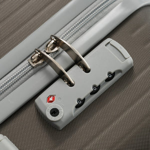 English Elm Luggage 3 Piece Hardshell Abs Set with Spinner Wheels Tsa Lock Travel Ready N730P304620Q