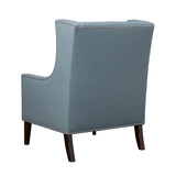 Madison Park Barton Modern/Contemporary Wing Chair FPF18-0419 Blue