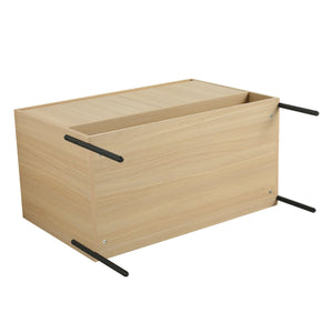 English Elm 36" Bathroom Vanity Combo With Resin Sink, Oak Finish, Stylish Storage & Easy Assembly For Modern Homes W1972S00009