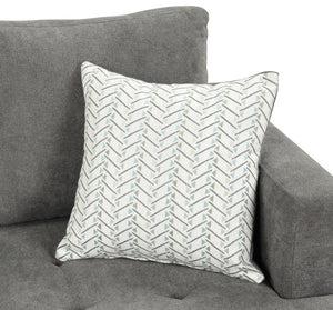 English Elm Capri Chenille Upholstered Loveseat with Pocket Coil Support and Coordinating Pillows B2749S00072