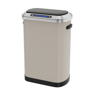 English Elm 50L Smart automatic Trash Can with Silent Slow-Close Lid, Motion Sensor, Durable 0.45mm Steel Body LIGHT GREY W1550P247975