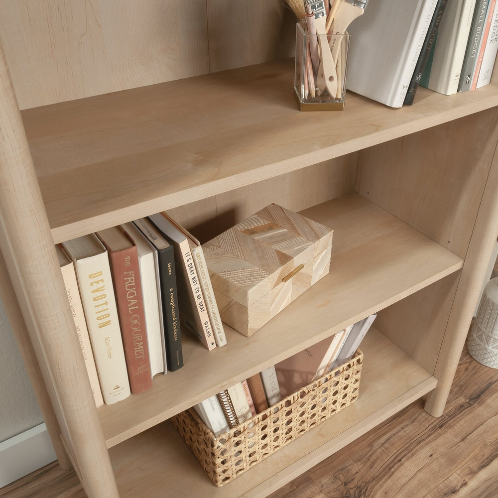 English Elm 5-Shelf Engineered Wood Bookshelf in Brown Finish — Lightweight, Durable 31.5"x15.5"x66.1" Display Unit B356P367959