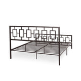 Christopher Knight Home® - Noble House - Claudia Modern Iron King Bed Frame