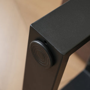 English Elm 59" Farmhouse Dining Bench with Metal Legs, 59x15.75" Sturdy Entryway Seat 250lb Capacity, Easy Assembly N752P293752P