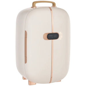 English Elm Cosmetics Mini Skincare Refrigerator with Led Display Thermoelectric Cooling for Vanity T3971P473675