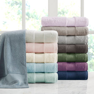 English Elm Cotton 6-Piece Turkish Cotton Towel Set - Ultra-Absorbent Bath, Hand & Wash Towels, Plush Durable B035P294214
