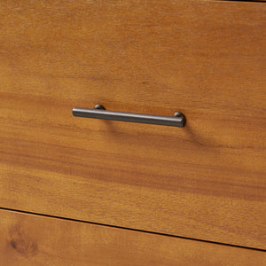 English Elm Christopher Knight Home® - Okioki Mid-Century 3-Drawer Dresser in Acacia Wood — Sturdy, Smooth-Glide Storage for Bedrooms Natural 67064.00