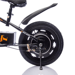 English Elm 24v Kids Electric Dirt Bike 300w Motor 16in Pneumatic Tires Adjustable Seat Ages 5 to 12 Black W1578P335442