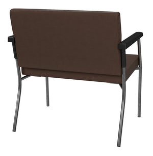 OSP Home Furnishings Bariatric Big and Tall Guest Chair with Reinforced Metal Frame for Waiting Rooms Java BC9603-R102