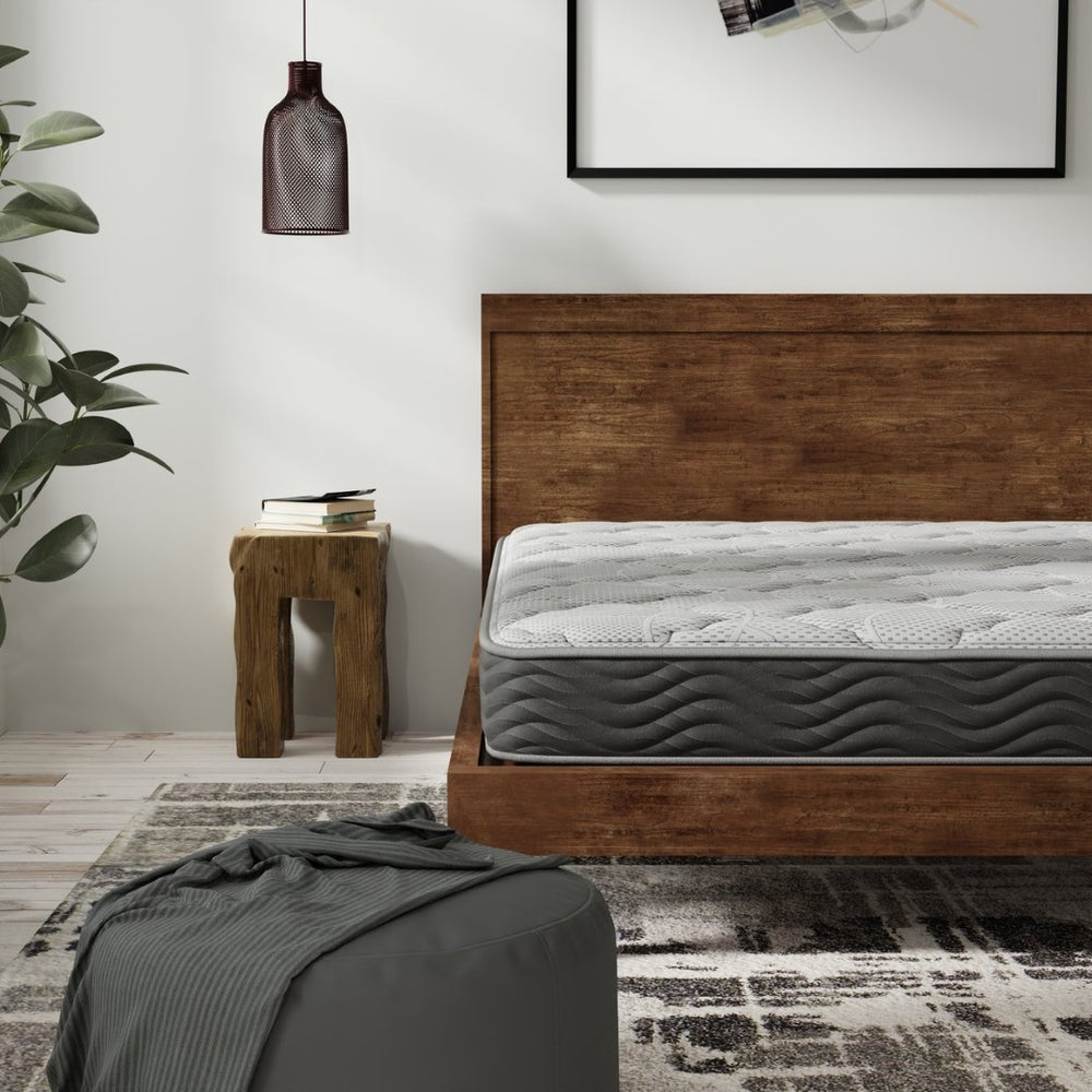 English Elm Hybrid Full Mattress Firm Pocketed Coil Gel Foam Cool Sleep Zoned Support B047P321027