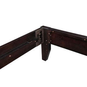 English Elm Redmond Eastern King Platform Bed - Modern Minimalist Design In Rich Cappuccino Finish For Elegance B062S00951-GIGA