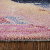 Feizy Rugs Kawai Hand-tufted Wool & Viscose Abstract Rug - Luxurious Medium Pile For Modern Sophistication Pink,Blue,Ivory Wool,Viscose Kaw8985fpnkmltp00