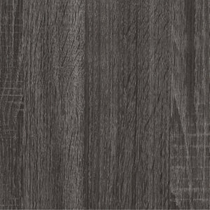 English Elm Zende Round Faux Marble End Table with Distressed Finish for Modern Living Spaces B062P441332