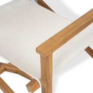 English Elm Christopher Knight Home® - Outdoor Rope Woven Acacia Dining Chair Set with Breathable Backrest and Durable Weather‑Resistant Wood Light Teak 44.25 L x 24.5 W x 10.5 H N776P247429L