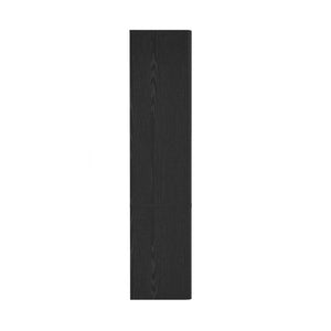 English Elm Rivington 40" Bookcase Cabinet with Soft-Close Doors, 4 Open Shelves, Adjustable Storage Appeal Black B365S00018