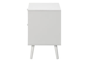 English Elm Accent Side Table Rustic Grey Laminate Compact Storage Cabinet Transitional Bedroom B2710P461699