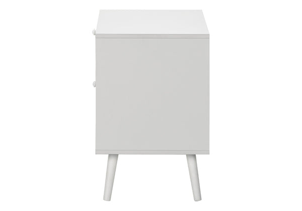 English Elm Accent Side Table Rustic Grey Laminate Compact Storage Cabinet Transitional Bedroom B2710P461699