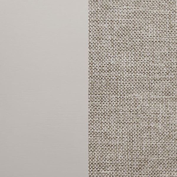 English Elm Set Of 2 Light Brown Upholstered Dining Chairs - Chic Off-White Frame For Modern & Farmhouse Decor B016P227369-GIGA