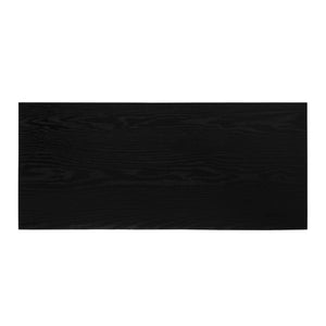 English Elm Storage Cabinet Sleek Acrylic Door with Gold Handle, Non-Slip Feet, Anti-Tip Locks, Compact Dimensions Black W688127148