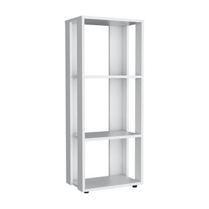 English Elm Office Library Three-Shelf Engineered Wood Organizer for Home or Office — Compact, Durable, Stylish Storage Solution White 39.37 L x 10.63 W x 2.76 H B097P296829