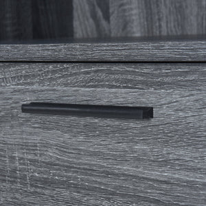 English Elm Christopher Knight Home® - CABINET mid-century modern faux wood storage console with splayed legs, drawers & cubby shelves Grey 67351.00SONGRY