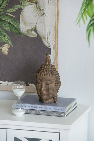 English Elm Set Of 2 Ferdinand 30-Minute Hourglasses - Elegant White Sand Timers For Modern Home Décor W2078P278063-GIGA