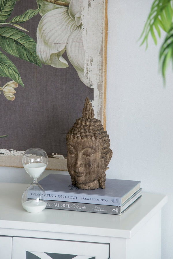 English Elm Set Of 2 Ferdinand 30-Minute Hourglasses - Elegant White Sand Timers For Modern Home Décor W2078P278063-GIGA