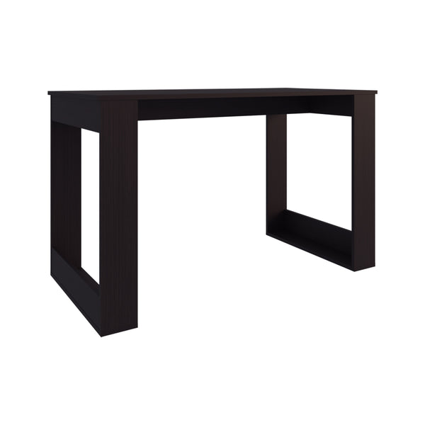 English Elm Computer Desk Albion Black — Spacious 47.2"W x 23.6"D Engineered Wood, Stylish Leg Design, Durable Finish B092P309168