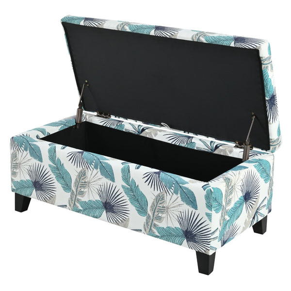 English Elm Christopher Knight Home® - Storage Ottoman - Floral Upholstered Design For Stylish Seating & Hidden Storage Solution At Home N769P236407S