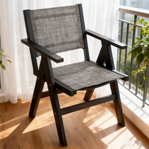 English Elm Lounge Charcoal Grey All-Season Outdoor Chair With Ergonomic Support & Durable Weather-Resistant Design W2085P364101