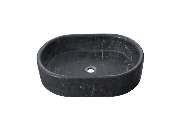 English Elm Luxury Solid Marble Vessel Sink Wavy Organic Stone Basin Matte Honed Vanity Bowl W1696P408022