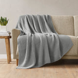 INK+IVY Bree Knit Casual Throw II50-1138 Grey