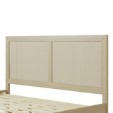 Christopher Knight Home® - Noble House - - Solid Wood Platform California King Bed With Rattan