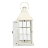 Christopher Knight Home® - Noble House - Hooven Coastal Handcrafted Small Mango Wood Decorative Lantern