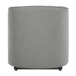 English Elm Power Lift Recliner Barrel Back Chenille Chair for Seniors with Footrest Pocket Grey N719P355911E