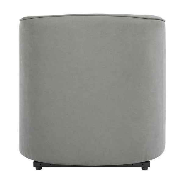 English Elm Power Lift Recliner Barrel Back Chenille Chair for Seniors with Footrest Pocket Grey N719P355911E