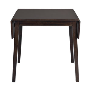 English Elm 29"- Extendable Dining Table with Rubberwood Legs, Space-Saving Folding Design Fits 4, Durable 250lb Capacity Espresso N752P216387P