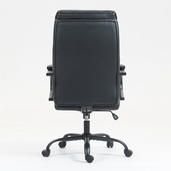 English Elm High Back Pu Leather Executive Chair Ergonomic Lumbar Support for Home Office W3326P330194