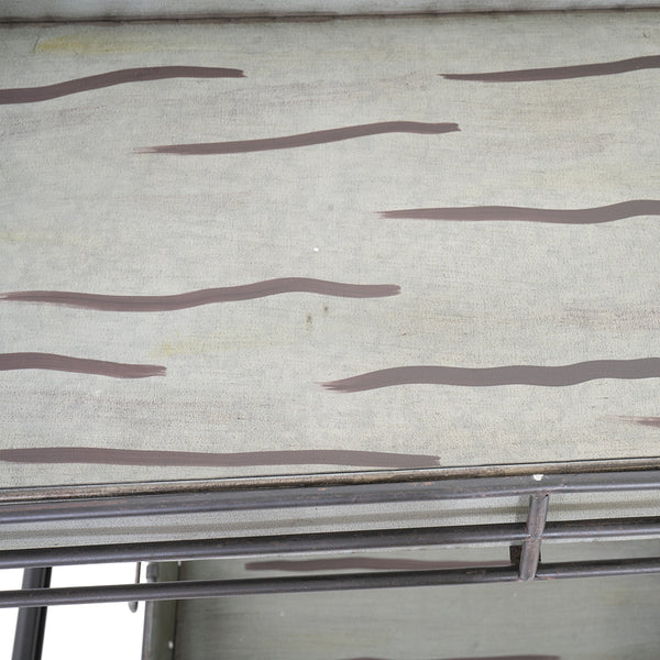 English Elm 32x15x31" Galvanized Tray Table with Two Removable Handles - Rustic Farmhouse Accent & Gardening Utility W2078P323700