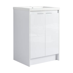 English Elm 72" Freestanding Bathroom Vanity With Soft-Close Drawers, Resin Sink & Extra Storage For Elegance W999S00427