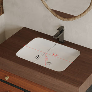 English Elm 29.9" Floating Bathroom Vanity Sintered Stone Top Soft Close Drawers Bronze Gold Hardware Brown,Walnut,White W3136S00045