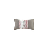 N Natori Cherry Blossom Global Inspired Oblong Pillow NS30-1827A Grey