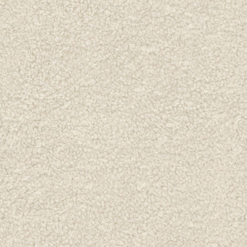 English Elm Wallace & Bay - White Pumpkin Swivel Accent Chair Cream Bouclé Fabric, Modern Curved Design, Easy-Care, Plush 37" Depth Lounge B361P384410