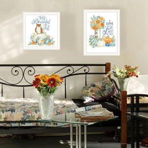 English Elm Trendy Decor 4u Fall Typography Two Piece Framed Art Set for Autumn Home Walls B067P256637