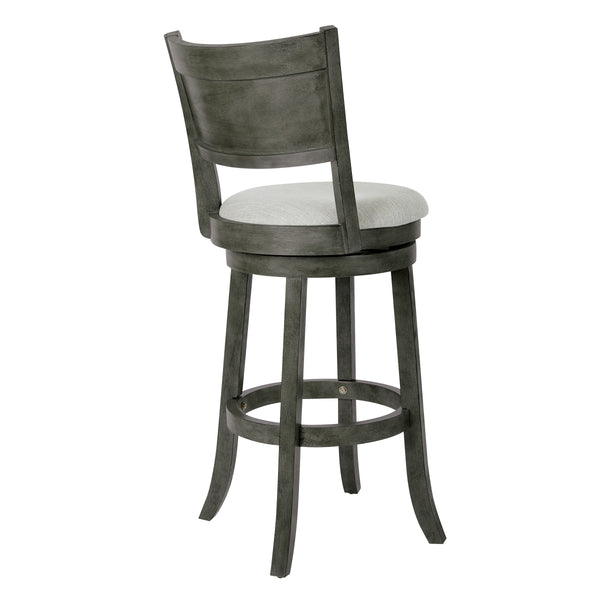 OSP Home Furnishings Swivel Stool 30" Grey
