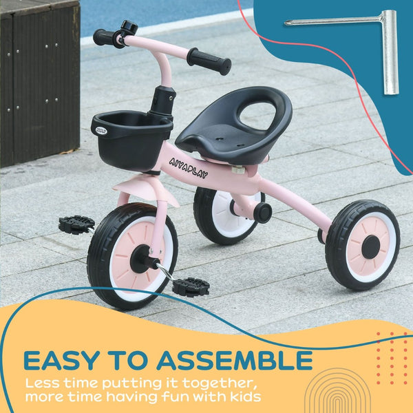 English Elm Aosom 6v Electric Toddler Atv Quad Ride on with Non-slip Grip and Durable Tires Pink W2225P217782