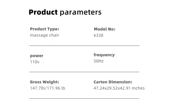 English Elm "Luxury Luxury 3D Zero Gravity Massage Chair with Mechanical Hand, SL-Track, Heated Back & Calves, Shiatsu, Bluetooth Speakers and Smart LCD Control for Home & Office Comfort W3327P296152