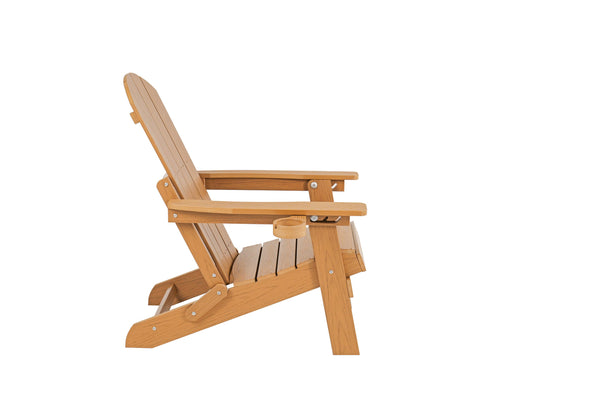 English Elm Lounge Chair: Teak Wood Finish, All-Weather Comfort, Foldable Design & Durable Hips For Year-Round Use W2085P362404