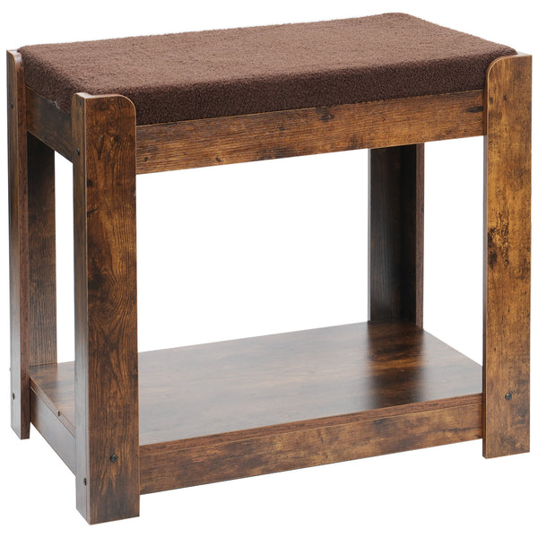 English Elm Pet Bunk Bed Vintage Double-Level Window Perch with Removable Steps, Cushion, Scratch Pad, Sturdy W1687P165899