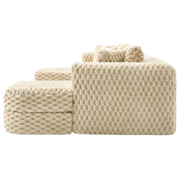 English Elm Swivel Barrel Accent Chair Chenille Tufted Round Club Seat for Living Room Lounge Coffee N719S002360S